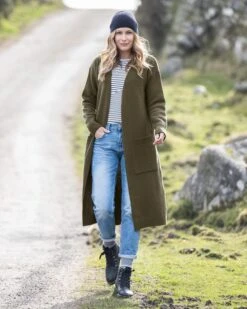 Felted Longline Cardigan -Wear Luxe Shop 104929