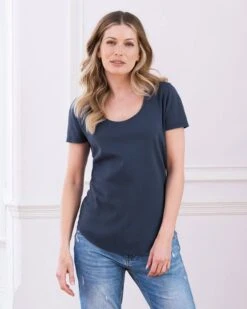 Organic Cotton Short Sleeve T Shirt -Wear Luxe Shop 105070 1