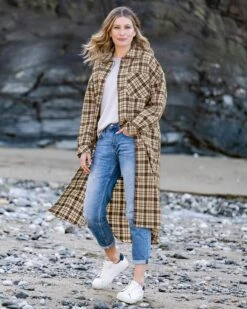 Wool Long Line Shacket -Wear Luxe Shop 105082