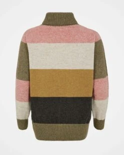 Block Stripe Sweater 7 Block Stripe Sweater -Wear Luxe Shop 105960