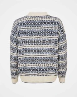 Felted Fair Isle Sweater -Wear Luxe Shop 105968