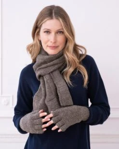 British Wool Fingerless Glove -Wear Luxe Shop 106161 1