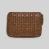 Woven Leather Small Purse