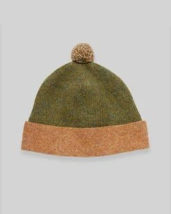 Shetland Wool Bobble Hat -Wear Luxe Shop 109821