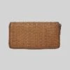 Woven Leather Matinee Purse