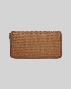 Woven Leather Matinee Purse -Wear Luxe Shop 111541