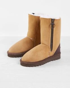 Aviator Shearling Boots - Regular 6 Aviator Shearling Boots - Regular -Wear Luxe Shop 121494