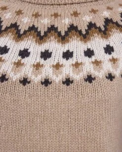 Fair Isle Turtleneck Sweater -Wear Luxe Shop 123206