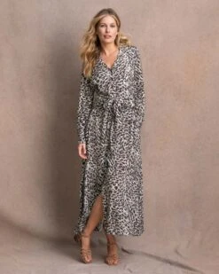 Tie Front Midi Dress -Wear Luxe Shop 124422