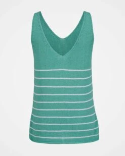Linen/Organic Cotton Vest Top -Wear Luxe Shop 124693