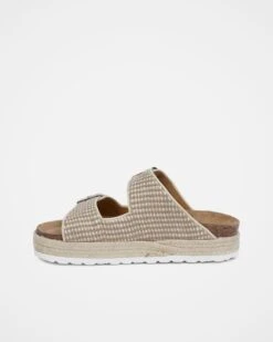 Jute Double Buckle Sandals -Wear Luxe Shop 124744