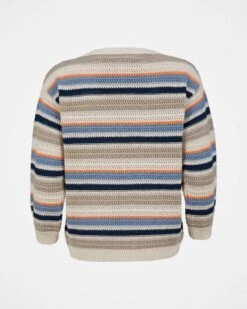 Organic Cotton Pointelle Stitch Sweater 7 Organic Cotton Pointelle Stitch Sweater -Wear Luxe Shop 124797