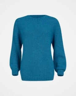 Alpaca Cotton Slouch Sweater -Wear Luxe Shop 124805