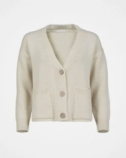 Merino V Neck Cardigan -Wear Luxe Shop 124852