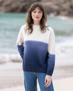 Felted Ombre Crew -Wear Luxe Shop 125517 1