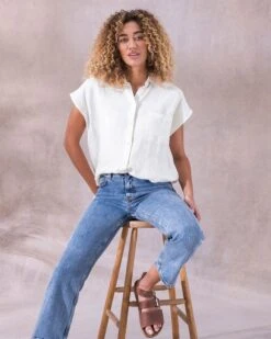 Linen Drape Shirt 7 Linen Drape Shirt -Wear Luxe Shop 125542