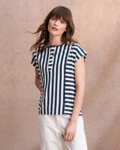 Cutabout Stripe Jersey Top