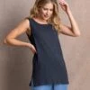 Linen/Organic Cotton Scoop Neck Tunic