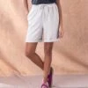 Lyocell Linen Shorts