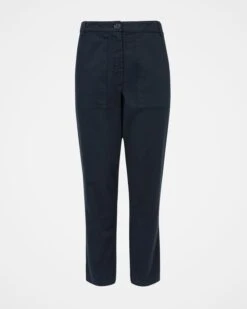 Slim Leg Cotton Pants 7 Slim Leg Cotton Pants -Wear Luxe Shop 128533