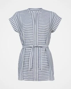 Cutabout Stripe Tunic -Wear Luxe Shop 128592