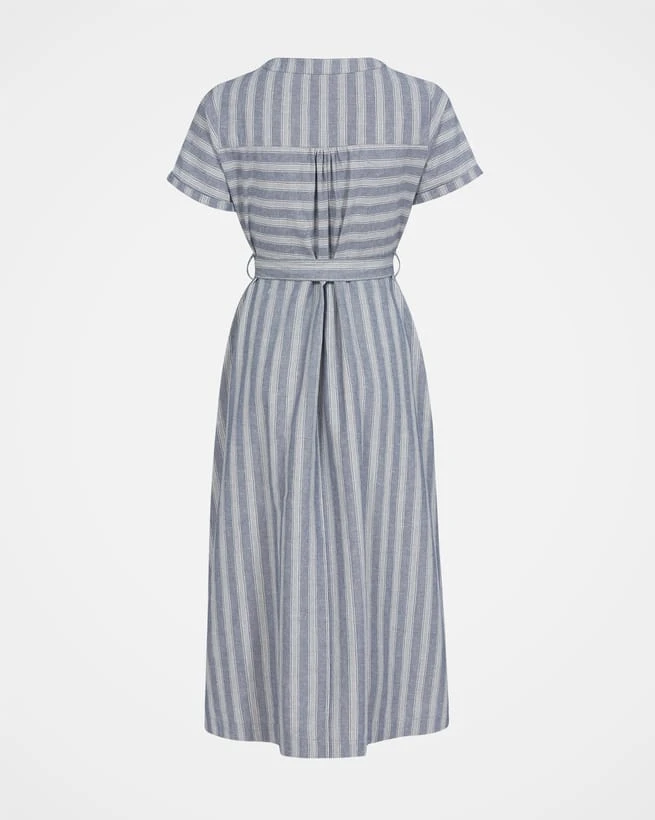 Organic Cotton/Linen Button Through Dress 4 Organic Cotton/Linen Button Through Dress - Image 4