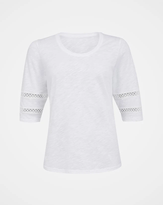 Organic Cotton Sleeve Detail Jersey Top 3 Organic Cotton Sleeve Detail Jersey Top - Image 3