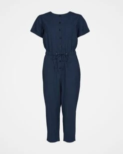 Linen/Cotton Jumpsuit -Wear Luxe Shop 128819