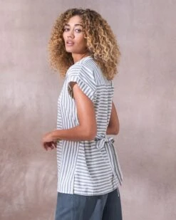 Cutabout Stripe Tunic -Wear Luxe Shop 128953