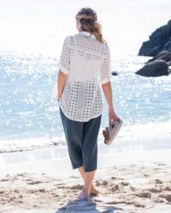 Broderie Shirt -Wear Luxe Shop 128955