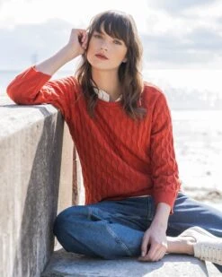 Wave Pointelle Sweatshirt