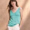 Linen/Organic Cotton Vest Top