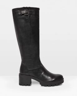 Biker Knee Boots -Wear Luxe Shop 130571 1