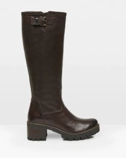 Biker Knee Boots -Wear Luxe Shop 130573