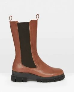 Chunky Tall Chelsea Boots -Wear Luxe Shop 130609