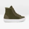 Shearling High Top Sneakers