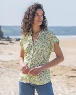 Button Through Blouse -Wear Luxe Shop 137635