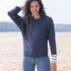 Organic Cotton Wave Stitch Sweater
