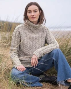 Donegal Cable Turtleneck