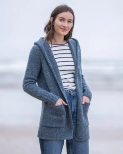 Donegal Hooded Coatigan -Wear Luxe Shop 142083