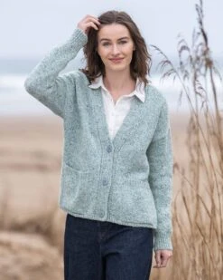 Alpaca Tweed Cardigan -Wear Luxe Shop 142097