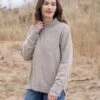Alpaca Merino Slouch Crew Sweater