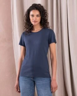 Organic Cotton Short Sleeve Crew Neck T Shirt -Wear Luxe Shop 142208 1