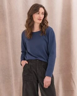 Organic Cotton Scoop Back Top -Wear Luxe Shop 142215 1