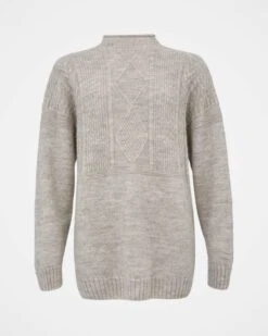 British Wool Gansey Sweater -Wear Luxe Shop 142311