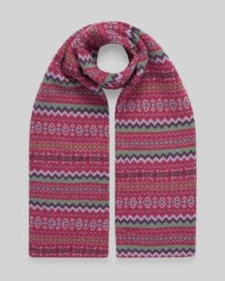 Zig Zag Fair Isle Scarf