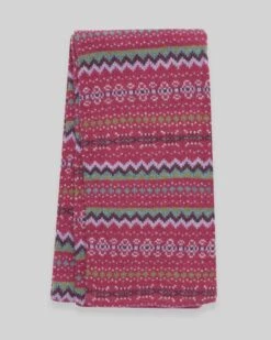 Zig Zag Fair Isle Scarf -Wear Luxe Shop 143955