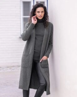 Felted Longline Cardigan