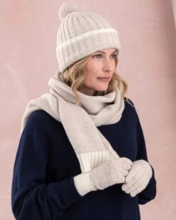 Lambswool Tipped Scarf -Wear Luxe Shop 145395 2