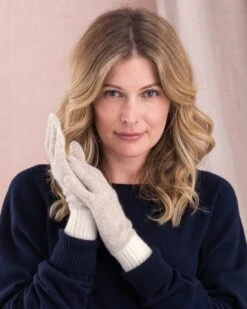 Lambswool Tipped Gloves -Wear Luxe Shop 145399 1
